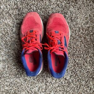 Brooks Launch Pink and Blue